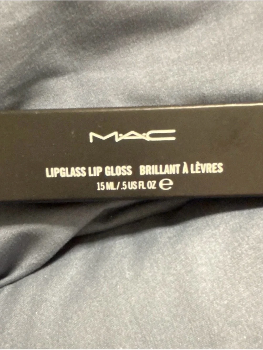 MAC Lipglass Lip Gloss in Black Packaging